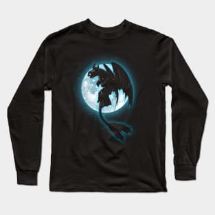 Moonlight Dragon Long Sleeve T-Shirt